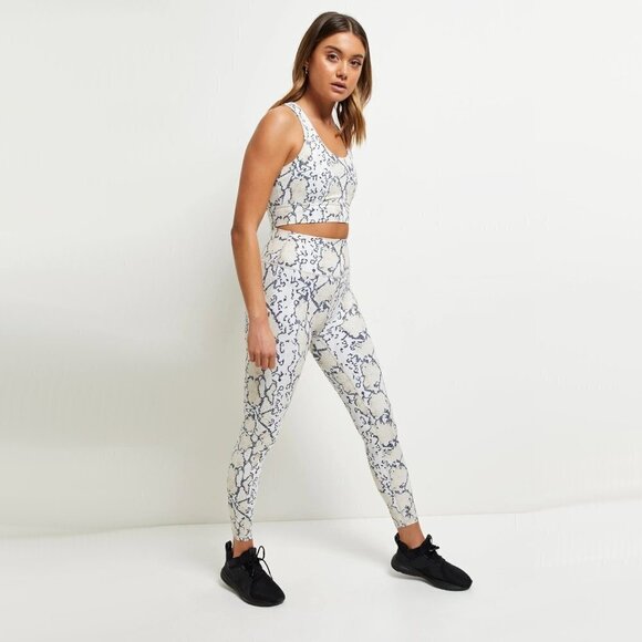 NWT All Fenix python print racerback sports bra, S - Picture 3 of 10